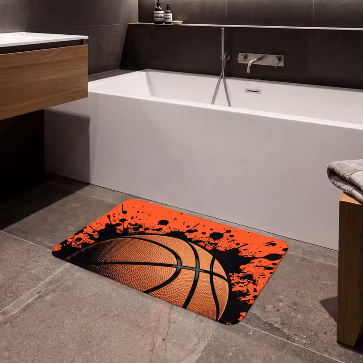 Badmat - Basketbal - Verf - Sport - Oranje — 4