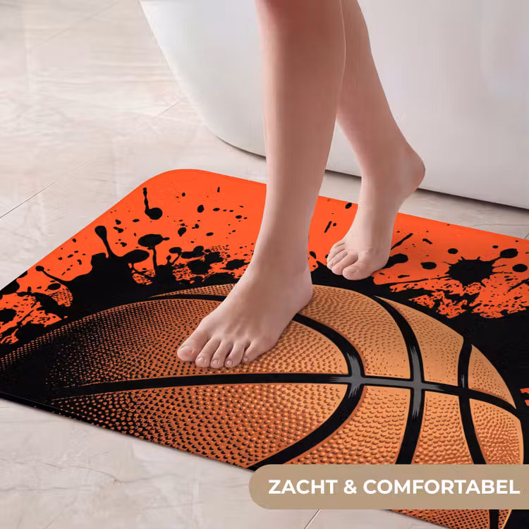 Badmat - Basketbal - Verf - Sport - Oranje — 5