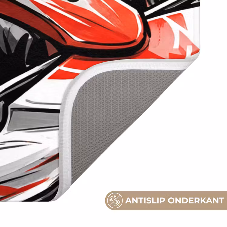 Badmat - Kart - Coureur - Snelheid - Rood — 3