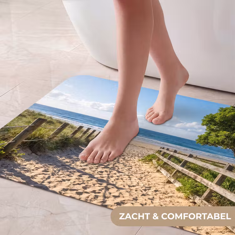 Badmat - Strand - Zandpad - Oceaan - Natuur — 5