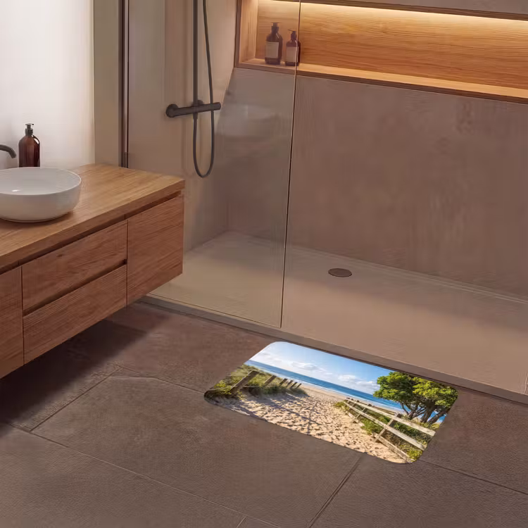 Badmat - Strand - Zandpad - Oceaan - Natuur — 6