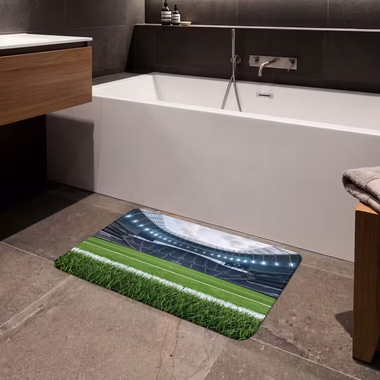 Badmat - Voetbal - Stadion - Sport - Groen — 4