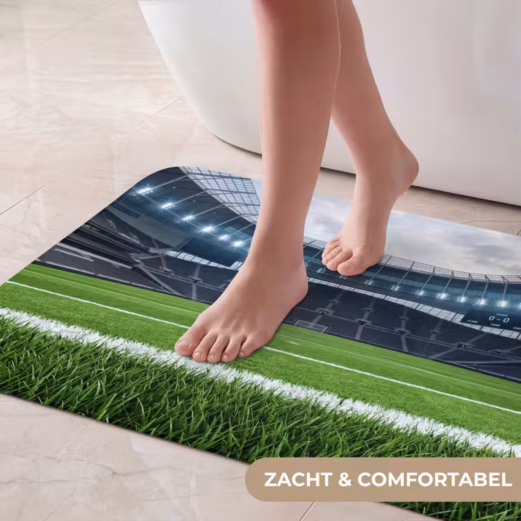 Badmat - Voetbal - Stadion - Sport - Groen — 5