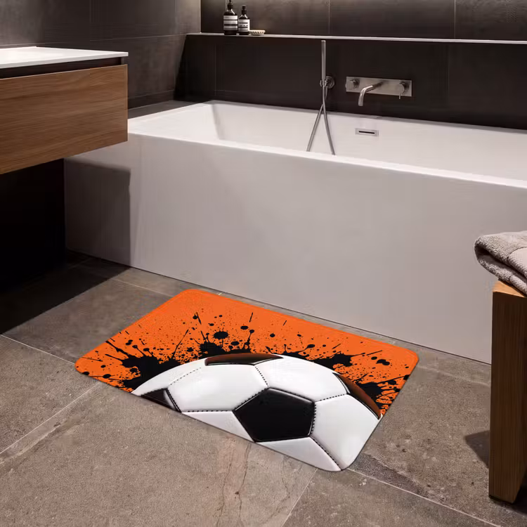 Badmat - Voetbal - Verf - Sport - Oranje — 4