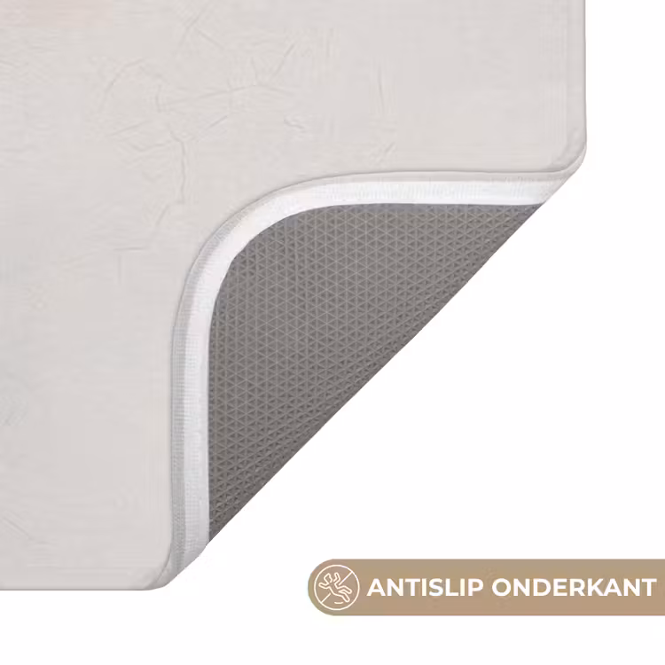 Badmat - Vrouw - Cirkels - Beige — 3