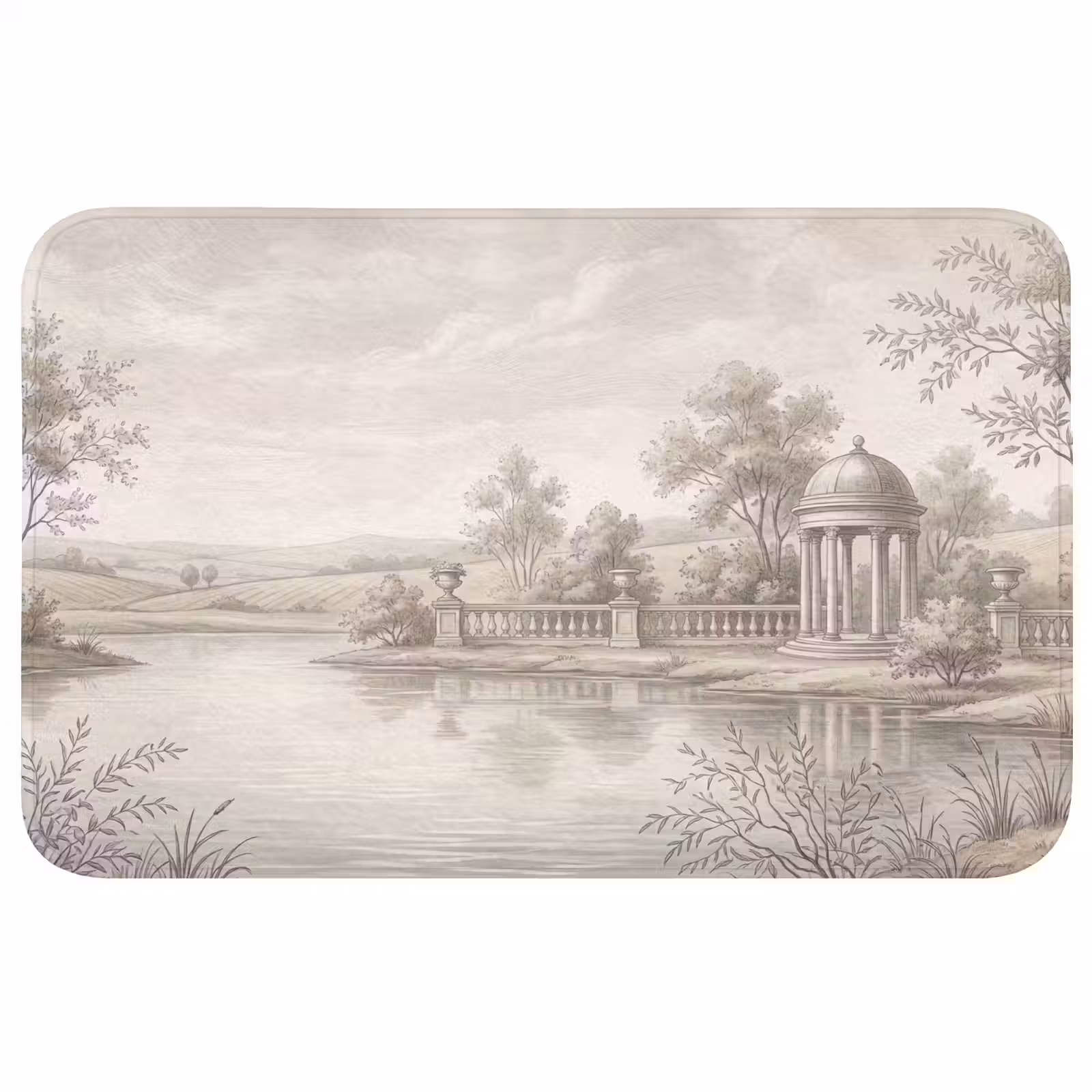 Badmat - Terras - Water - Natuur - Landschap — 1