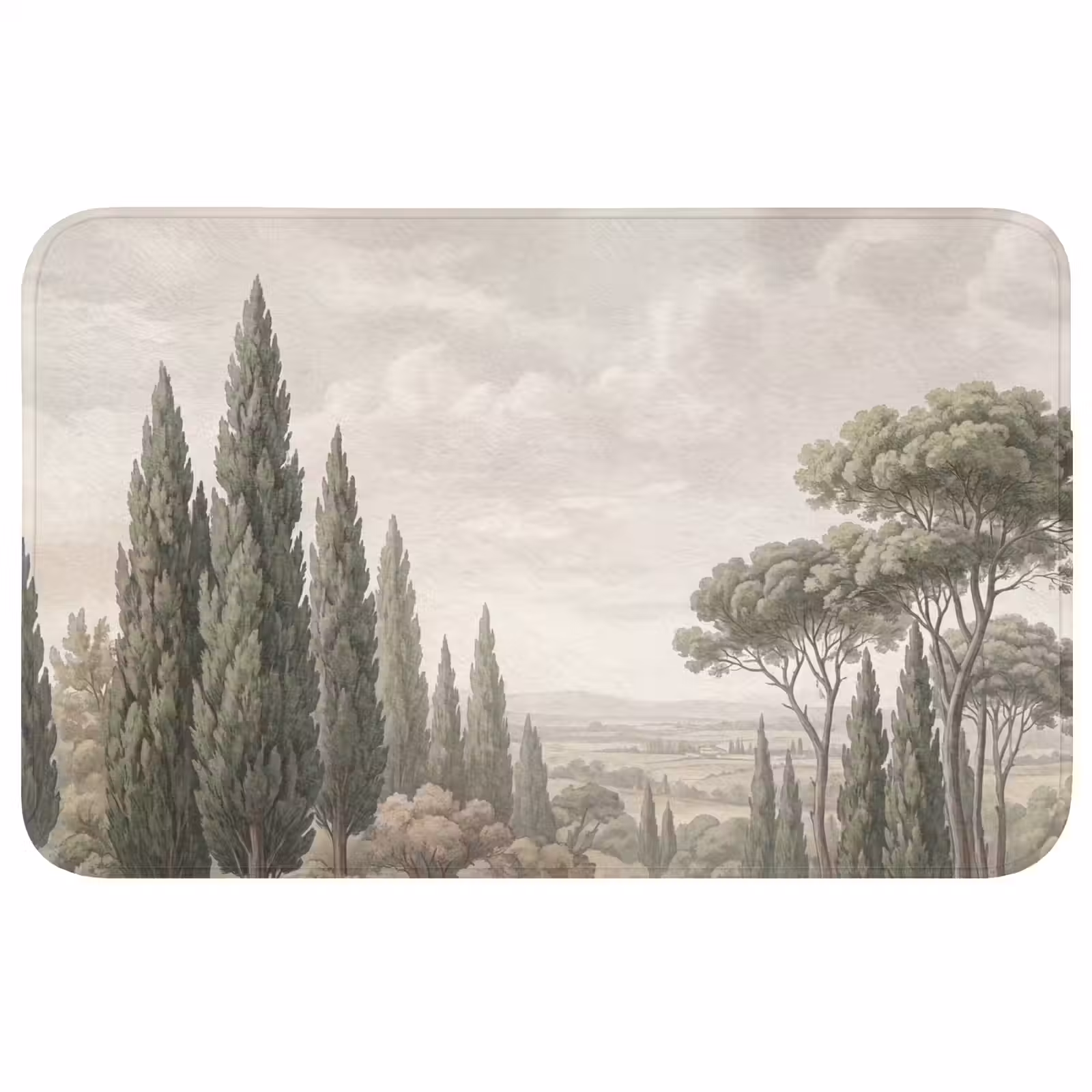 Badmat - Vallei - Bos - Natuur - Groen — 1