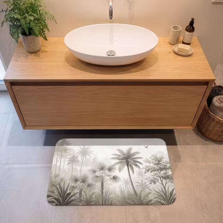 Badmat - Jungle - Palmbomen - Natuur — 2