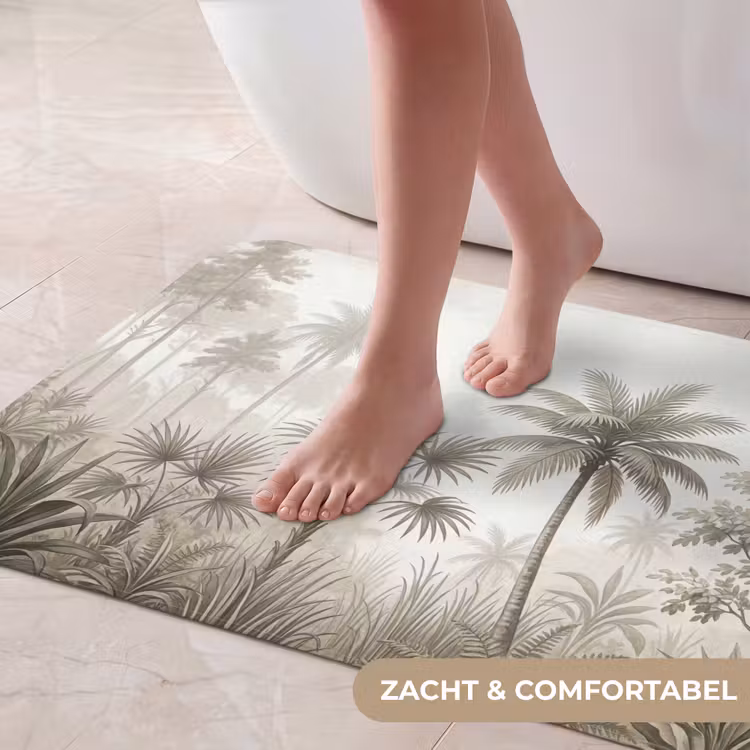 Badmat - Jungle - Palmbomen - Natuur — 5