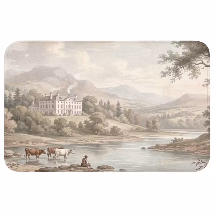 Badmat - Landhuis - Rivier - Vee — 1