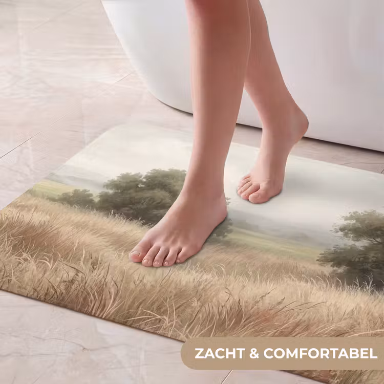 Badmat - Landschap - Minimalistisch - Beige — 5