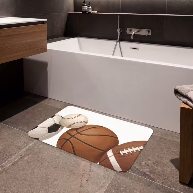 Badmat - Sport - Ballen - Illustratie — 4