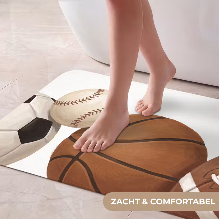 Badmat - Sport - Ballen - Illustratie — 5