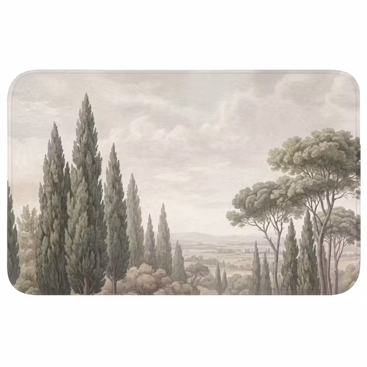 Badmat - Vallei - Bos - Natuur - Groen — 1
