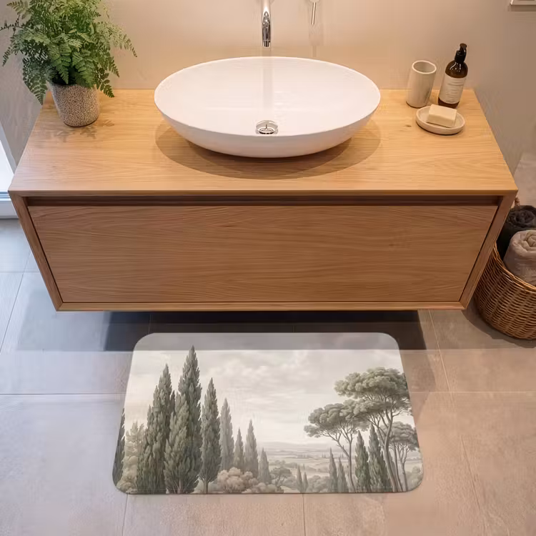 Badmat - Vallei - Bos - Natuur - Groen — 2