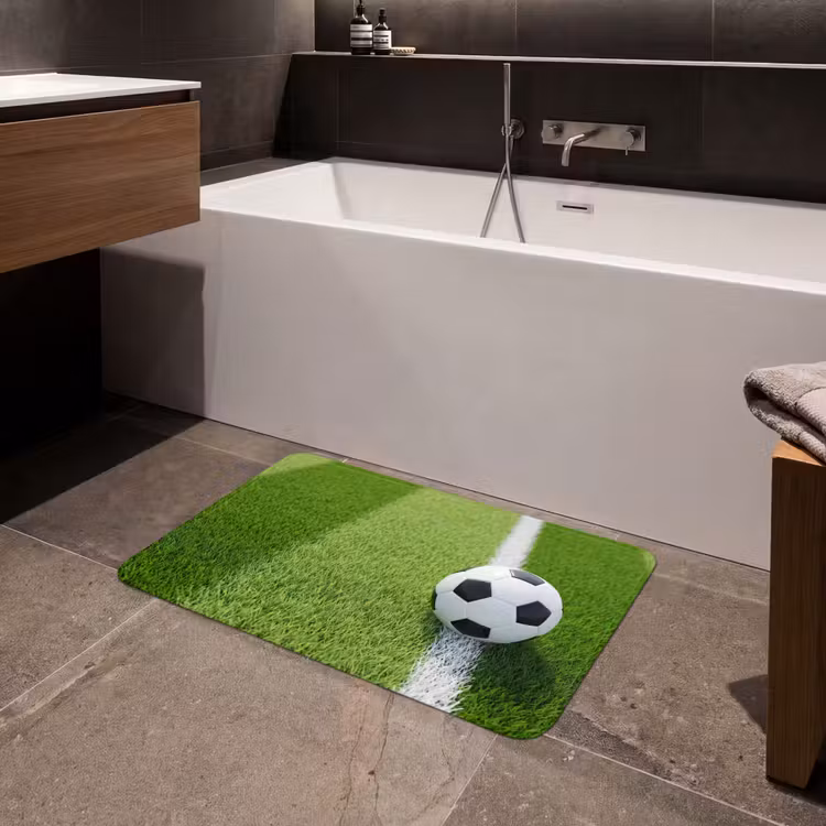 Badmat - Voetbal - Grasveld - Sport - Groen — 4