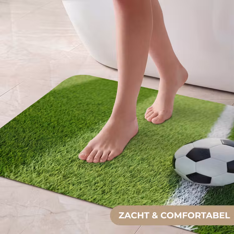 Badmat - Voetbal - Grasveld - Sport - Groen — 5