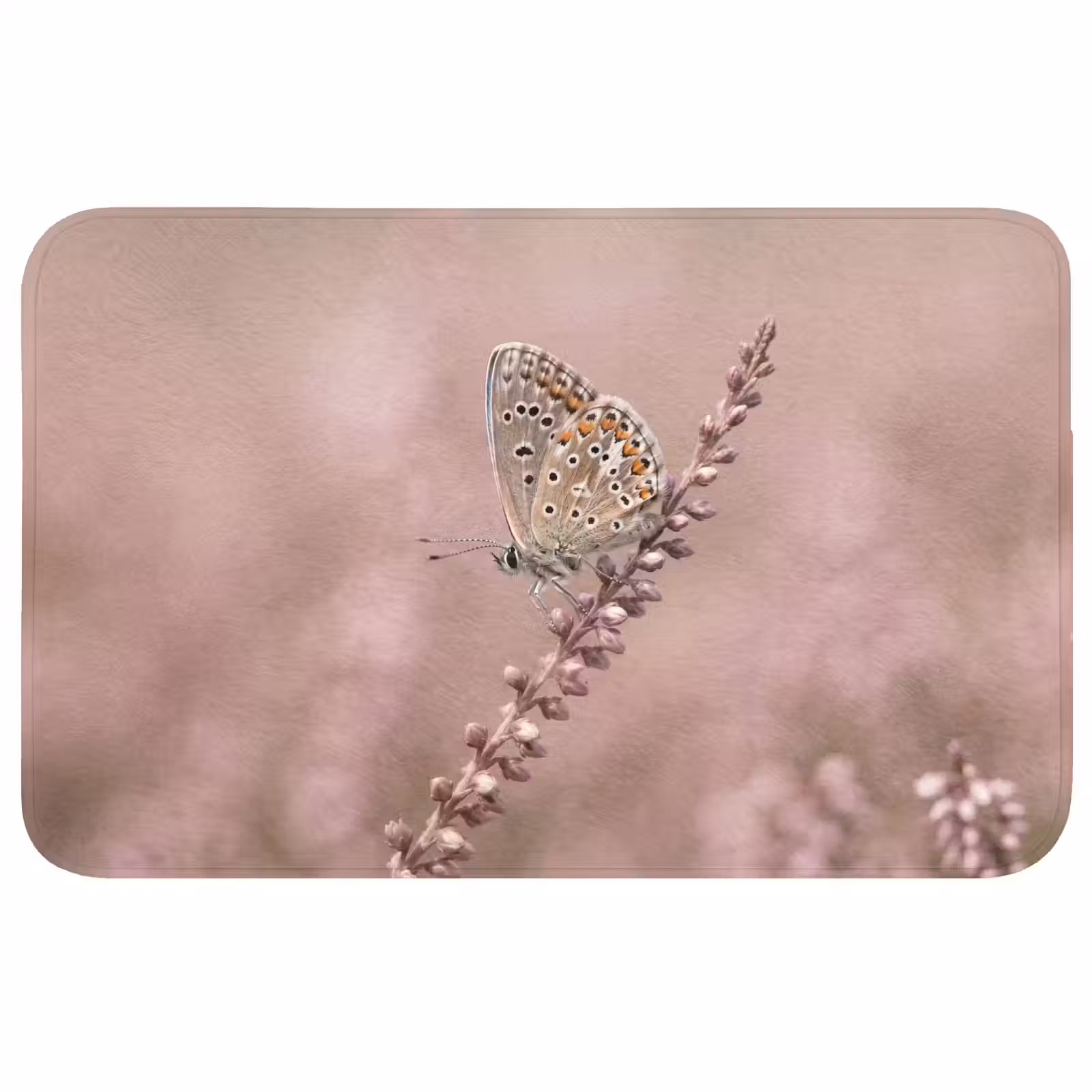 Badmat - Lavendel - Vlinder - Paars — 1