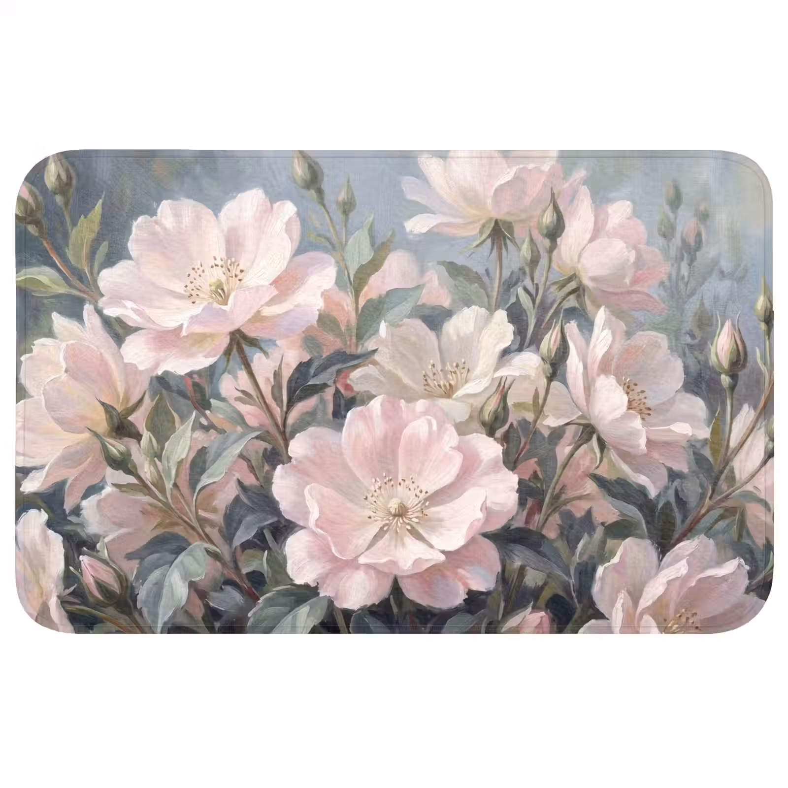Badmat - Rozen - Illustratie - Roze — 1