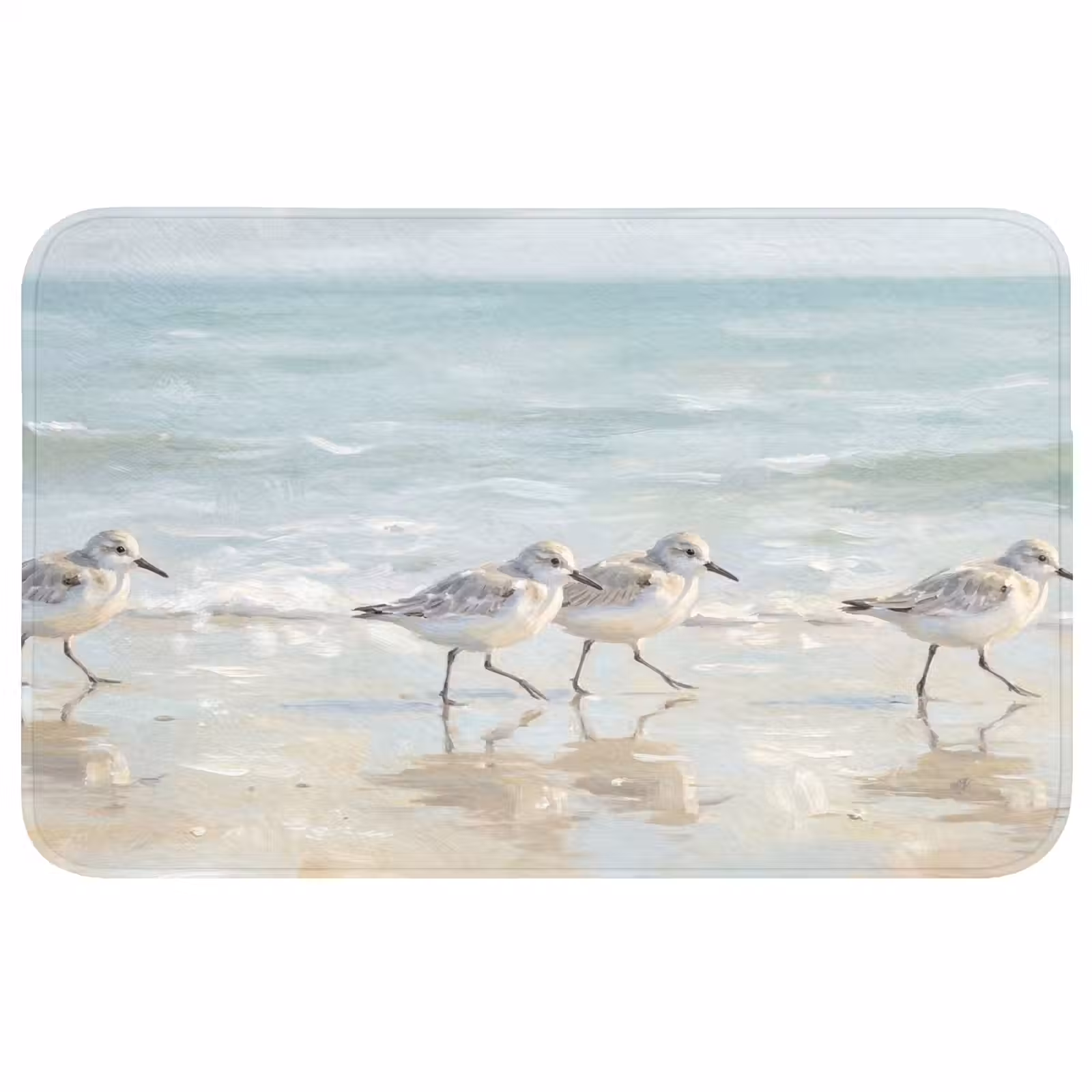 Badmat - Vogels - Strand - Zee — 1