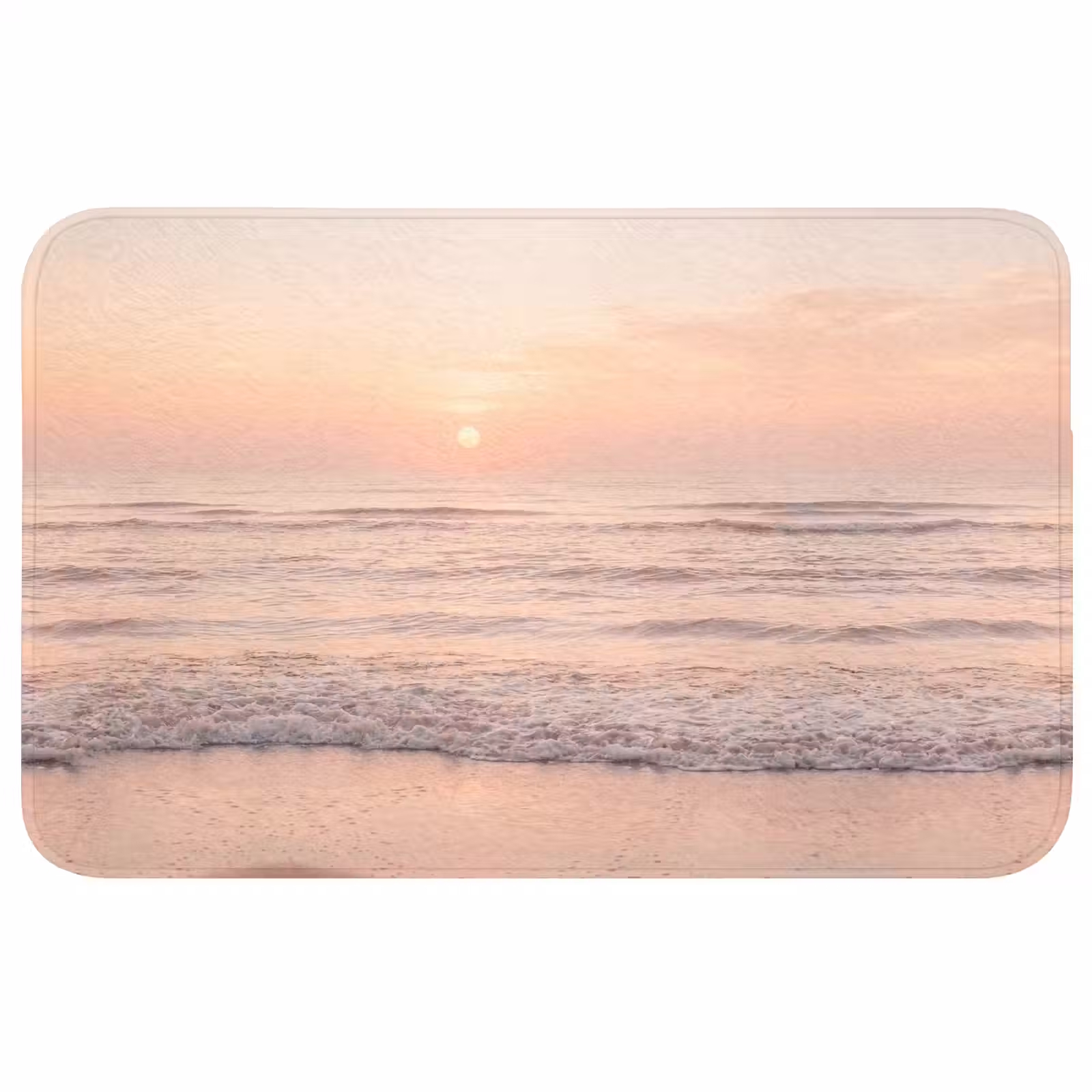 Badmat - Zon - Strand - Roze — 1