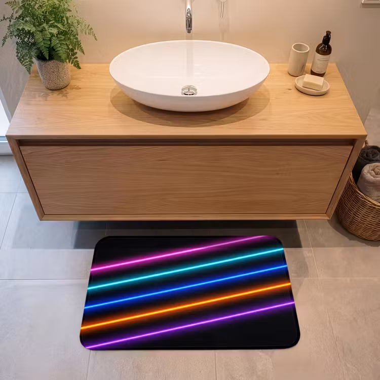 Badmat - Esthetiek - Retro - Neon — 2