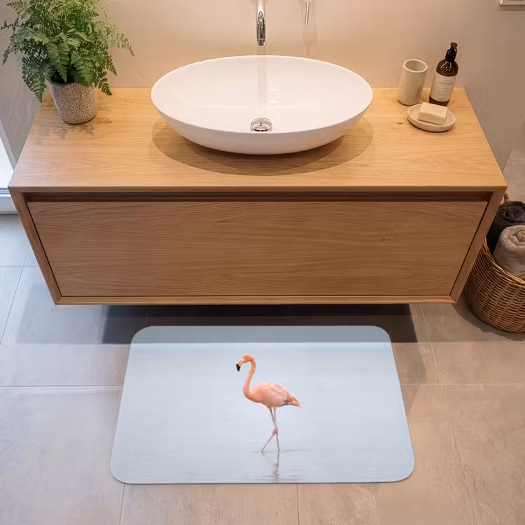 Badmat - Flamingo - Zee - Roze — 2