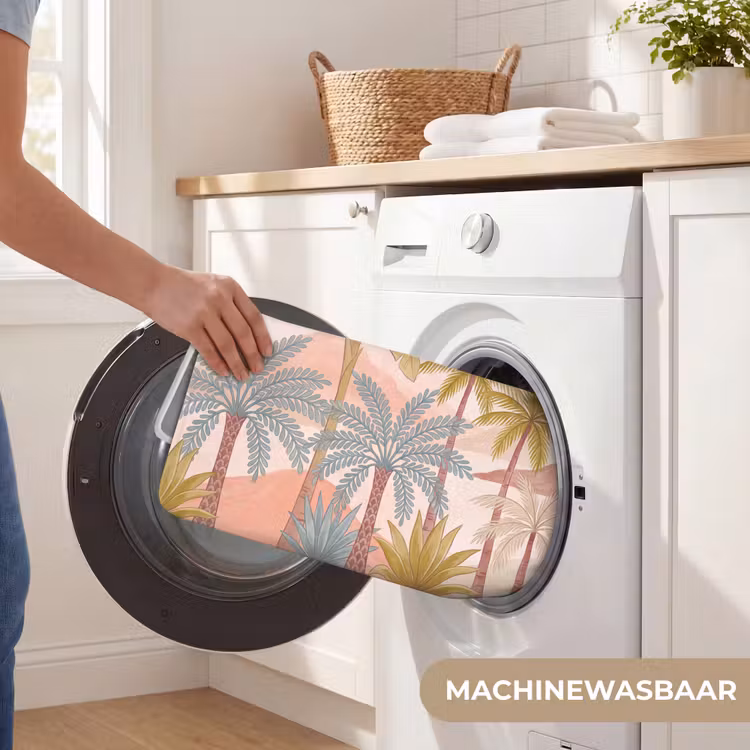 Badmat - Illustratie - Palmbomen - Kleurrijk — 7