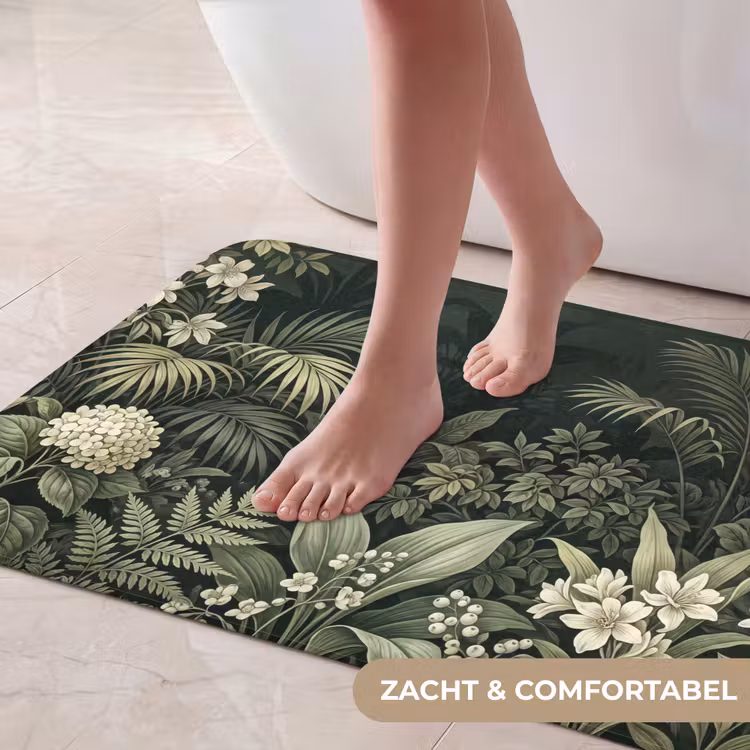 Badmat - Jungle - Bladeren - Botanisch - Groen — 5