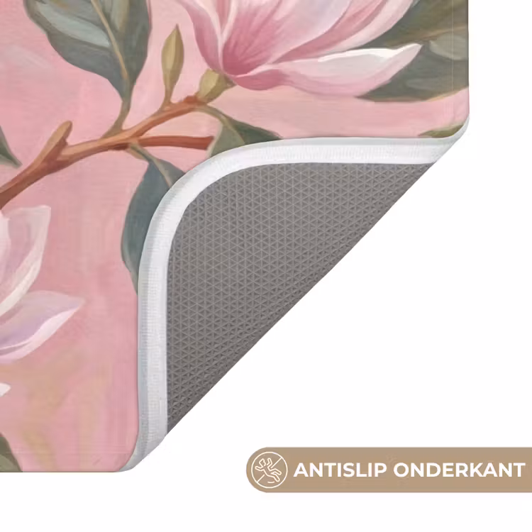 Badmat - Magnolia's - Patroon - Roze — 3