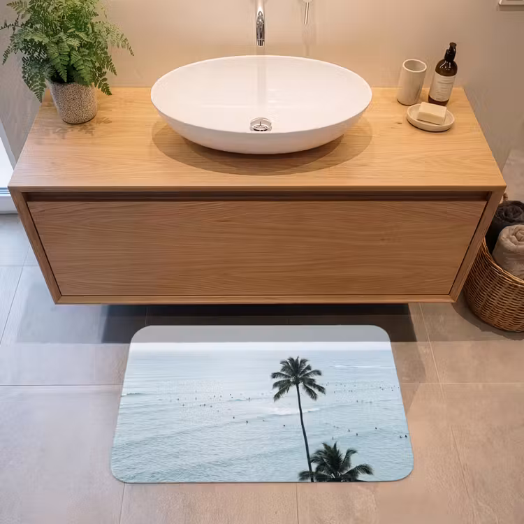 Badmat - Oceaan - Palmbomen - Surfers — 2