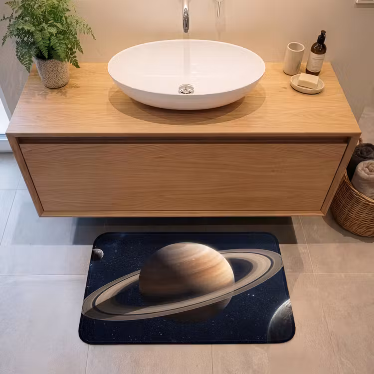 Badmat - Planeten - Saturnus - Ruimte — 2