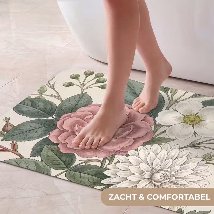 Badmat - Romantisch - Design - Kleurrijk — 5