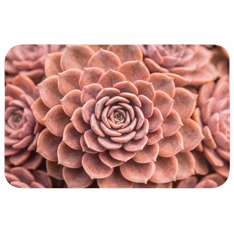 Badmat - Vetplant - Organisch - Roze — 1
