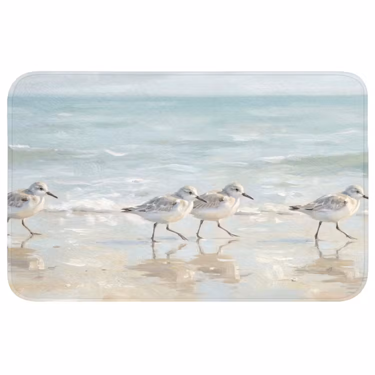 Badmat - Vogels - Strand - Zee — 1