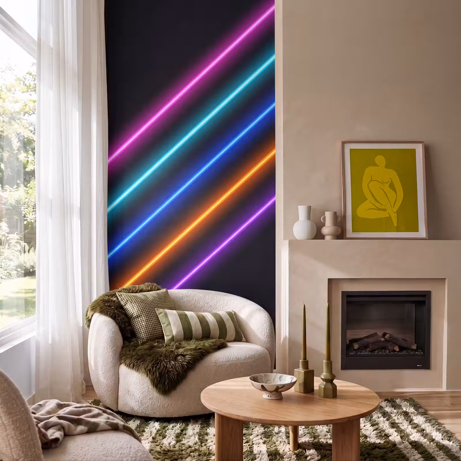 Behang - Esthetiek - Retro - Neon — 1