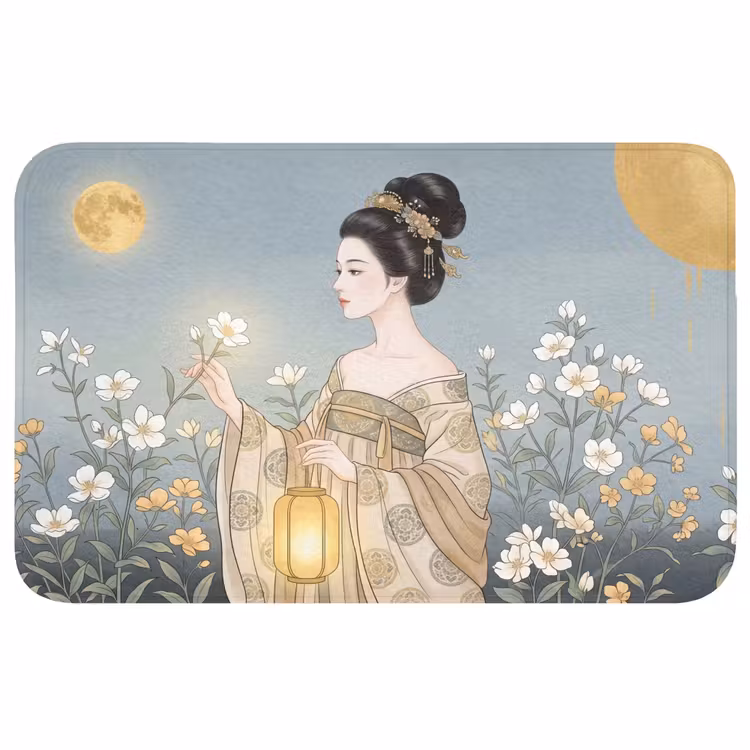 Badmat - Aziatisch - Vrouw - Kimono — 1