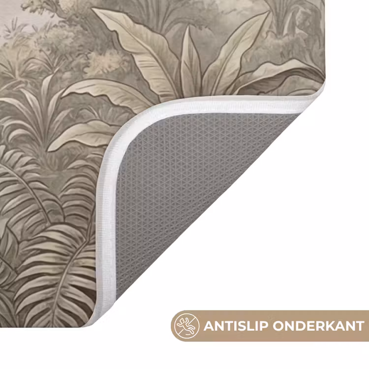 Badmat - Jungle - Watervallen - Tropisch - Illustratie — 3