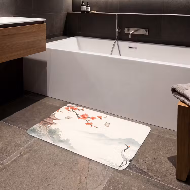 Badmat - Kraanvogel - Azië - Klassiek — 4