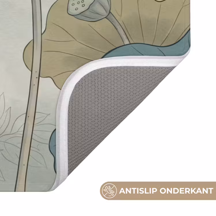 Badmat - Lotus - Bloemen - Groen — 3