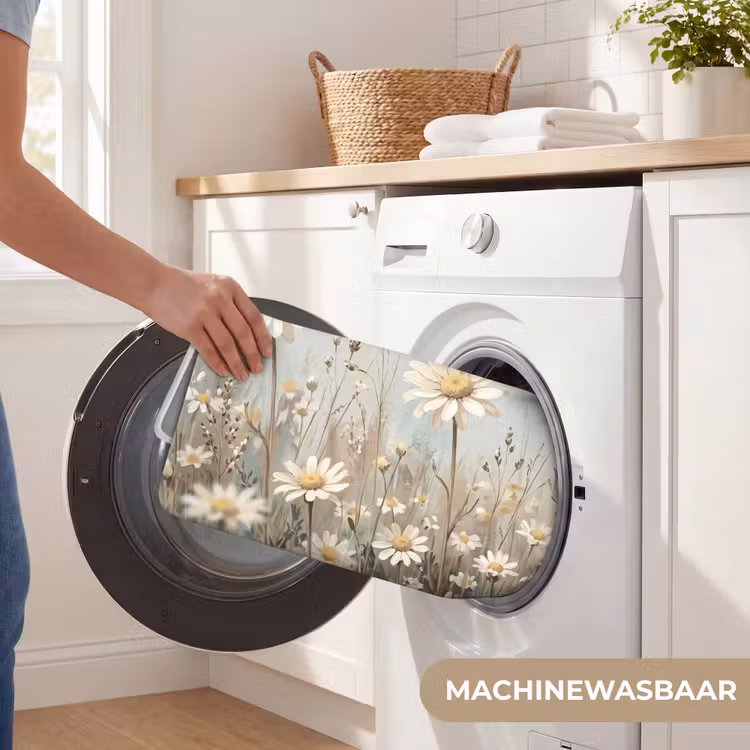 Badmat - Madelief - Illustratie - Wit — 7