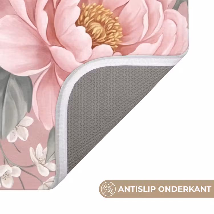 Badmat - Pioenrozen - Vingerhoedskruid - Pink — 3