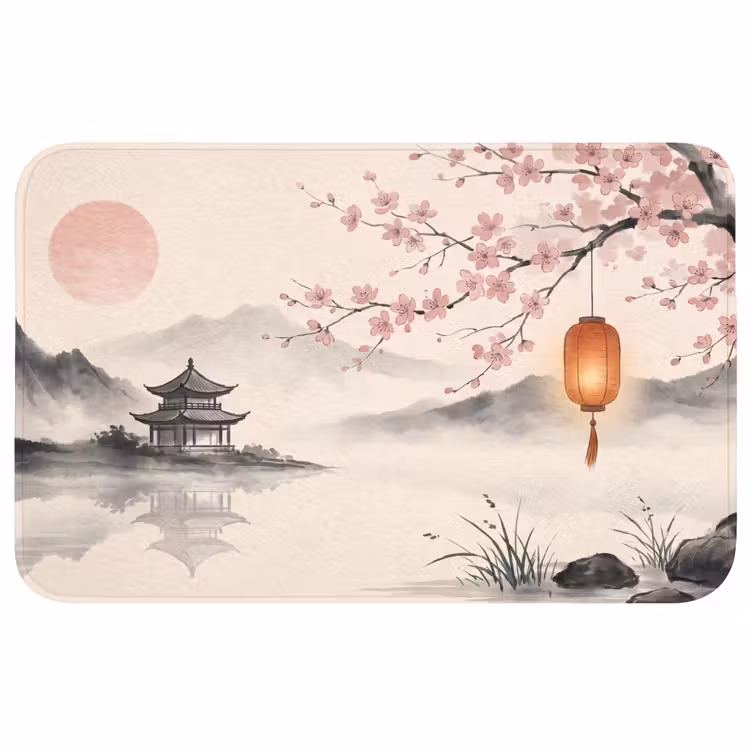 Badmat - Zon - Japans - Traditioneel — 1
