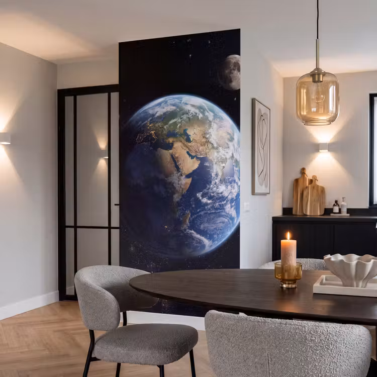 Behang - Aarde - Ruimte - Blauw - Groen — 5