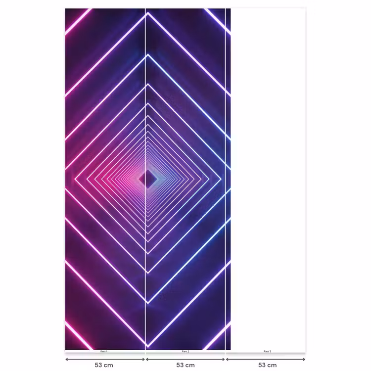 Behang - Driedimensionaal - Tunnel - Ruimte — 6