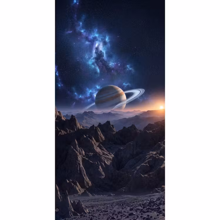 Behang - Fantasy - Kosmos - Landschap — 2