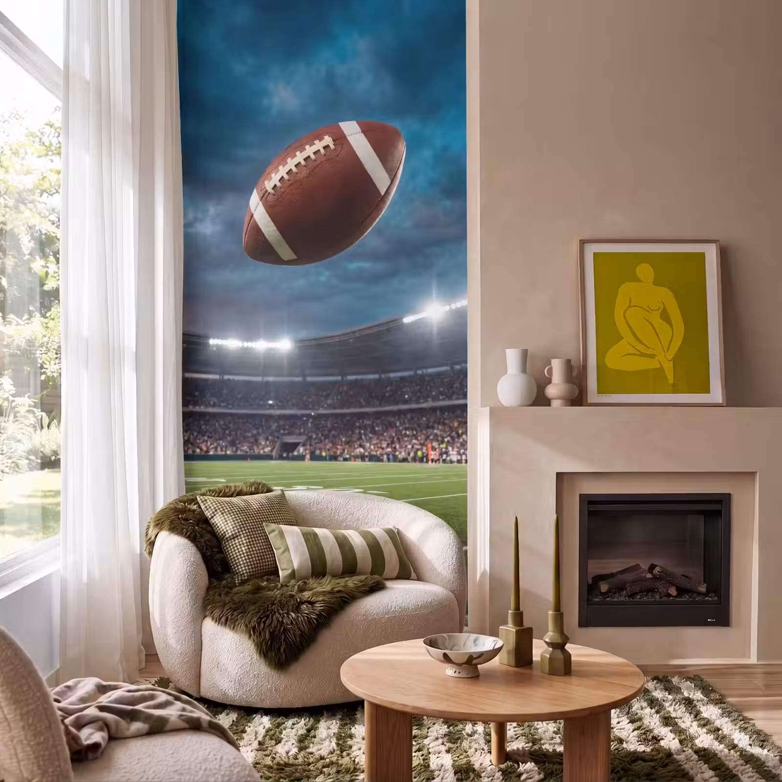 Behang - Football - Bal - Stadion - Sport — 1