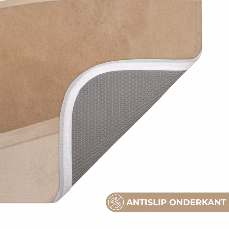 Badmat - Abstract - Golven - Modern - Beige — 3