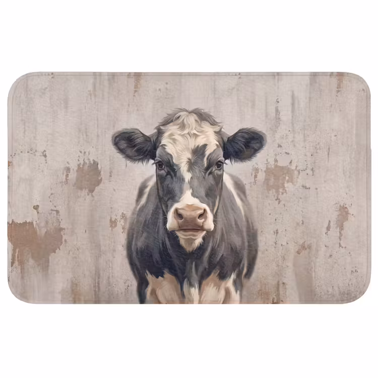 Badmat - Koe - Portret - Dieren - Modern — 1
