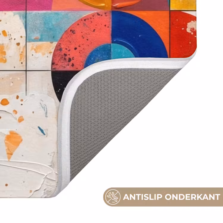 Badmat - Kunst - Geometrisch - Abstract - Kleurrijk — 3